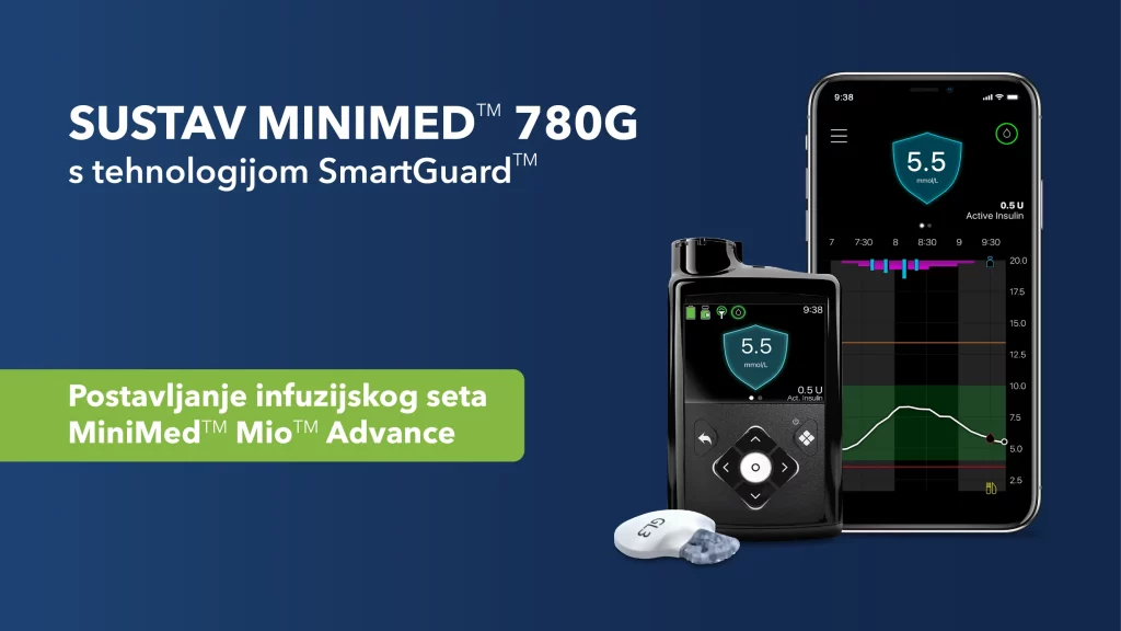 Video podrska MINIMED 780G Postavljanje infuzijskog seta MiniMed Mio Advance 1